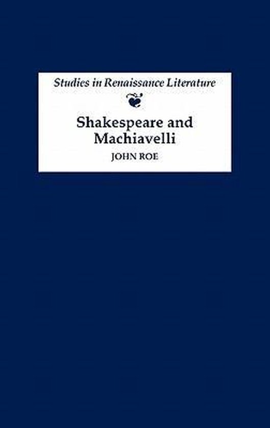 Shakespeare and Machiavelli - cover