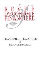 Revue d'économie financière - Changement climatique et finance durable