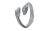 SILK Jewellery - Zilveren Armband / Bangle Slang - Fierce - S20.L - Maat  S