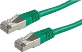ROLINE S/FTP Patchkabel Cat. 5e, groen 15,0m
