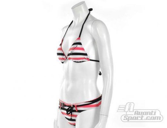 noorden Tegen de wil Oorlogsschip Brunotti Saigon Womens Bikini - Bikini - Triangeltop - Zwart;Wit;Fluor Roze  - 40 | bol.com