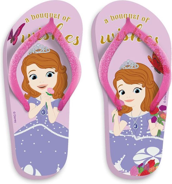 Slippers teenslippers van Prinses Sofia maat 25 26 bol