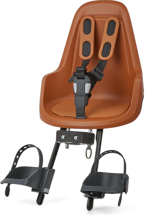 Product: Bobike One Mini Fietsstoeltje Voor - Choc Brown, van het merk Bobike