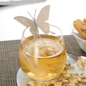 Theefilter Vlinder Grijs - voor losse thee