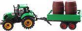 Jonotoys Tractor Met Tonnen 29 Cm Groen