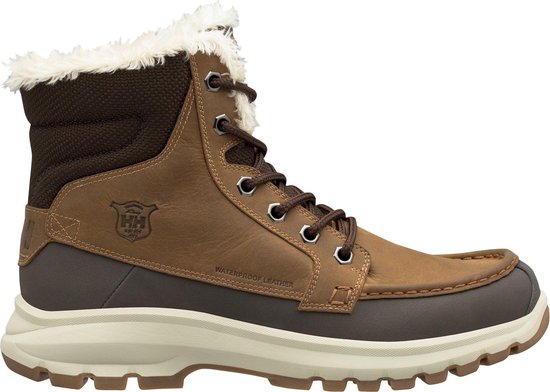Foto: Helly hansen garibaldi v3 snowboots maat 43 mannen bruin grijs wit