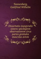 Dissertatio inauguralis sistens spicilegium observationum circa partes genitales masculas avium