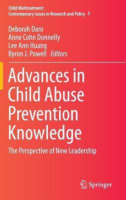 Omslag van Advances in Child Abuse Prevention Knowledge