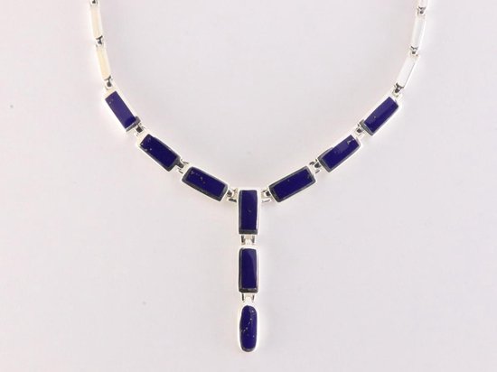 Collier en argent avec lapis lazuli