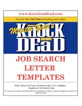 Knock Em Dead Job Search Letter Templates