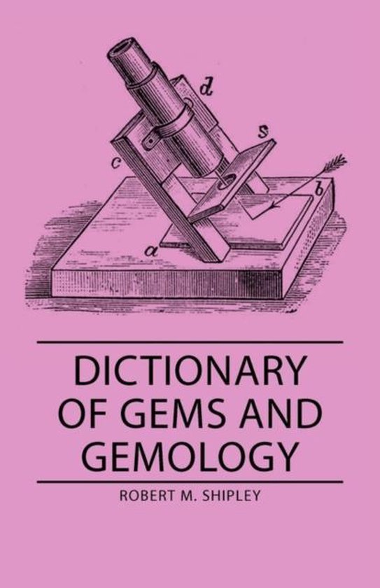 Dictionary Of Gems And Gemology - cover