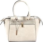 Dielay - Tas Dames - PU Kunstleer - 42x27 cm - Beige