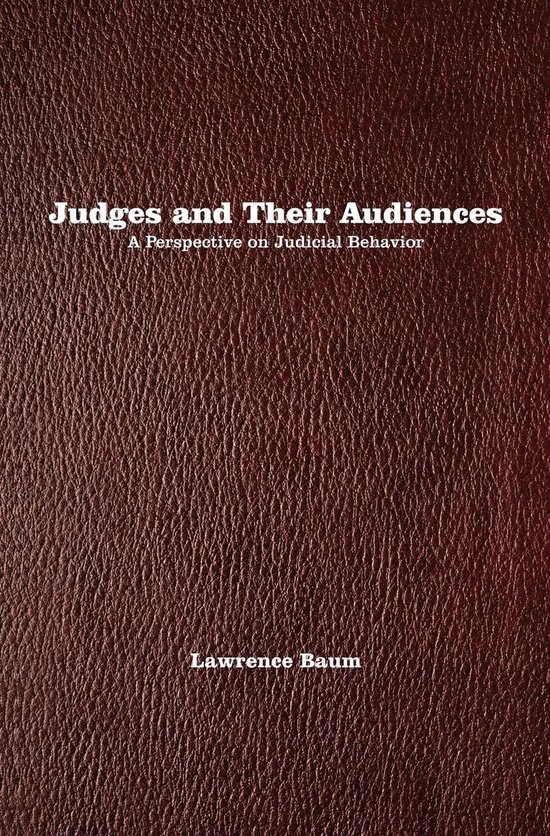 Judges and Their Audiences - cover