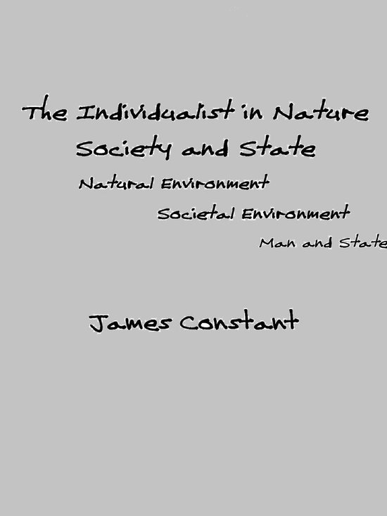 Government 14 - The Individualist in Nature Society and Stat ... - cover