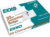 EXXO-HFP #92551 -58*90mm Badges - Combi Clip - 1 Doos @ 50 Stuks