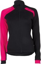 XLC Sport Shirt - Fietsshirt - Dames - Lange  Mouw - Maat  S - Zwart/Roze