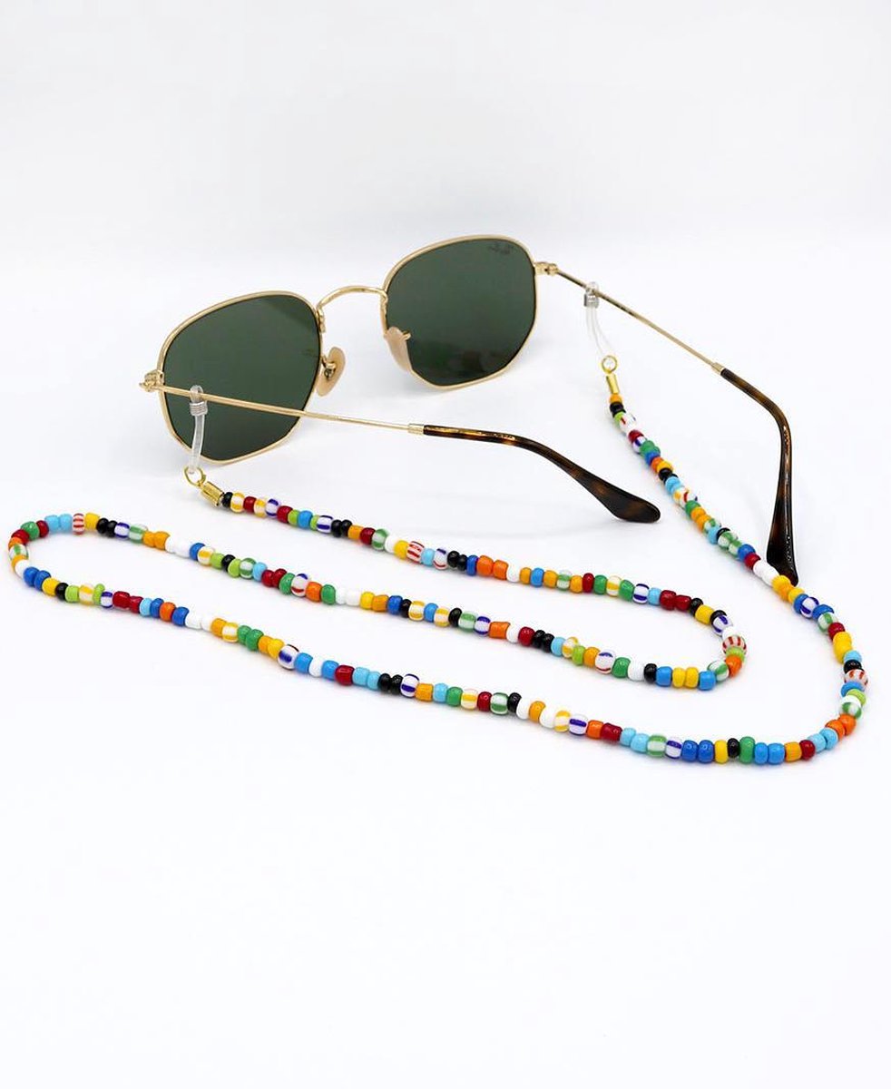 Regenboog kralen bril ketting zonnebrillenketting Accessoires Zonnebrillen & Eyewear Brilkettingen 
