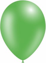 Ballonnen Metallic Groen 18 cm 25 stuks