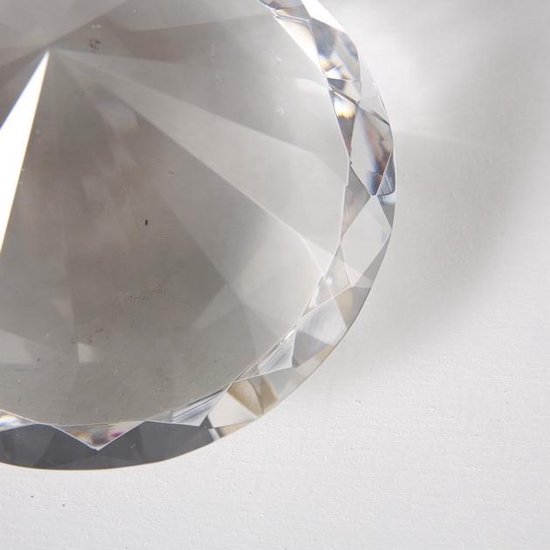 Diamant - Ø 10cm - Glas - Decoratie | bol.com