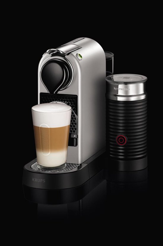 Krups Nespresso CitiZ & Milk XN760B - Koffiecupmachine - Zilver | bol.com