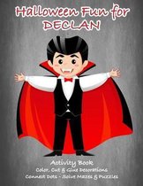 Halloween Fun for Declan Activity Book
