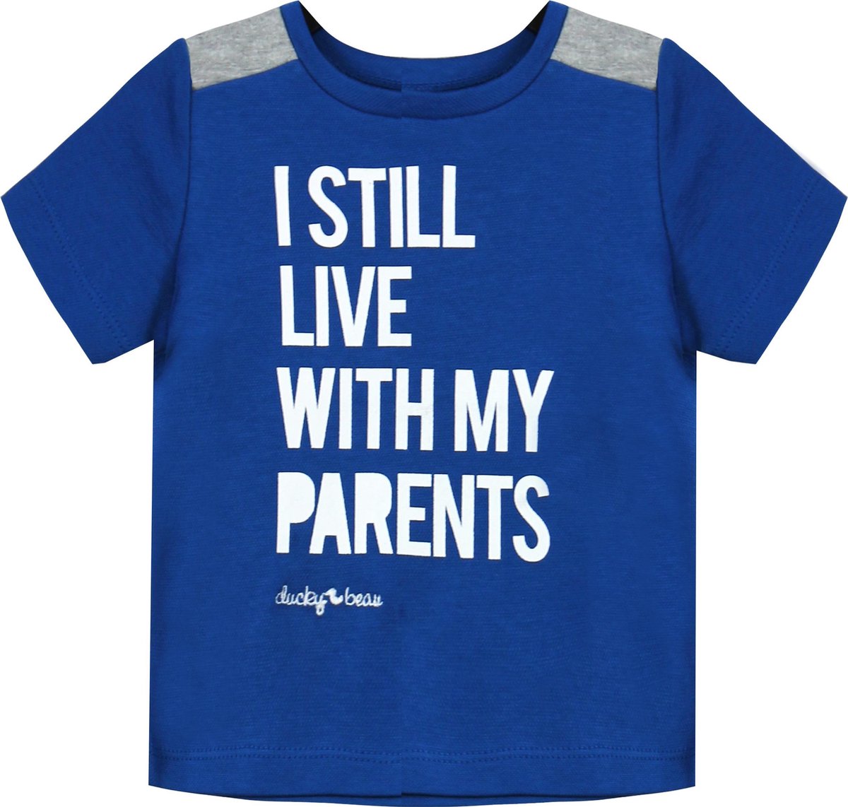 Ducky Beau Baby T-shirt - True Blue - maat 62