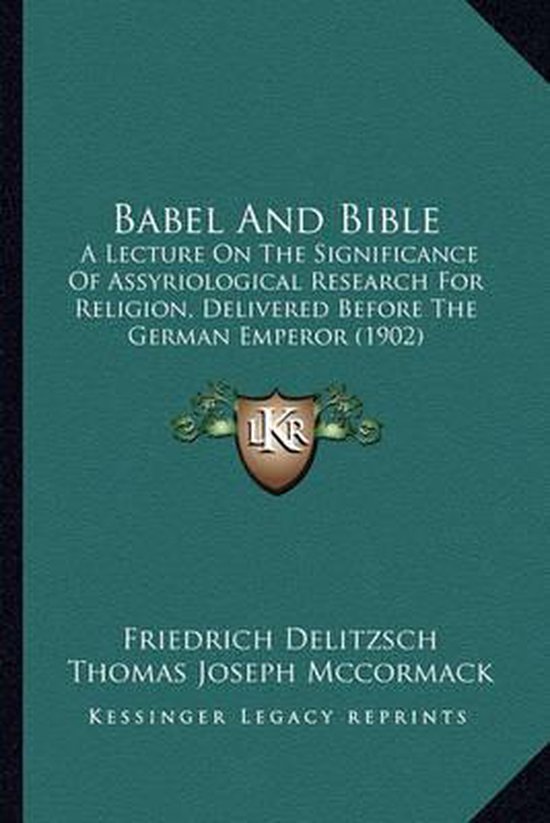 Babel and Bible