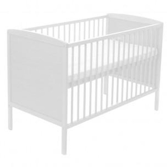 Cabino Baby bed / Ledikant Dicht Luxe Met Verstelbare Bodem - Wit 60 x 120 cm