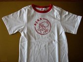 Ajax t-shirt pro wit - maat 140