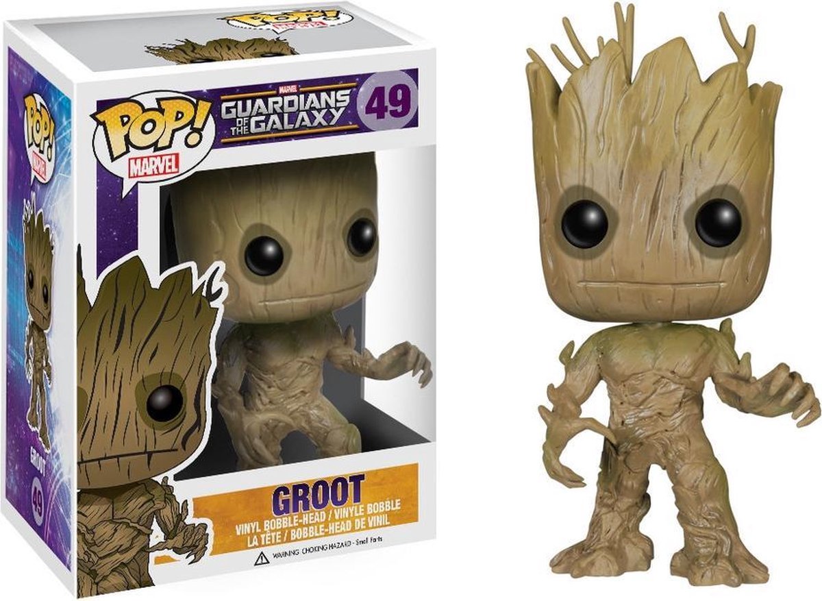 Funko: Pop Guardians Of The Galaxy - Groot | bol.com