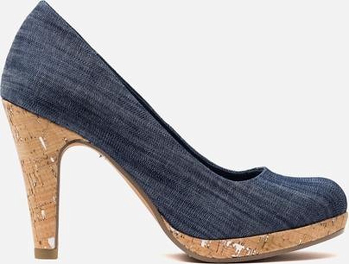 Marco tozzi pumps blauw hotsell