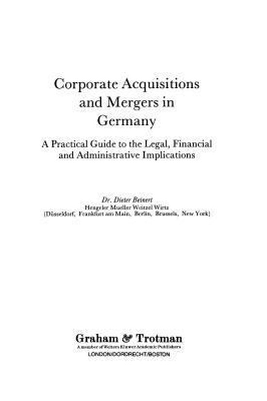 Foto: Corporate acquisitions and mergers in germany