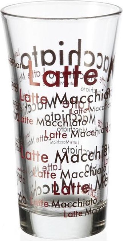 zegen eetpatroon Onschuld Montana Enjoy Latte Macchiato glas - 6 stuks | bol.com