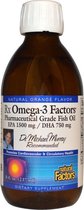 Natural Factors, Rx Omega-3 Factors, farmaceutische kwaliteit visolie, natuurlijke sinaasappelsmaak, 8 fl oz (237 ml)