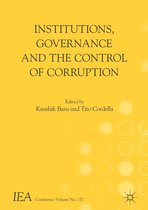 International Economic Association Series - Institutions, Governance and the Control of Corruption