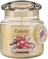 Wax Lyrical Candle Jar Vanilla & Cranberry