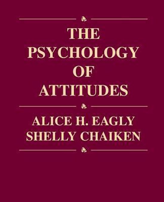 Psychology of Attitudes - cover