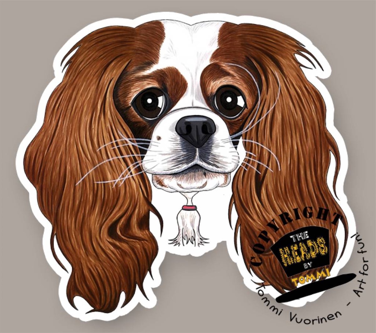 Magneet Hond Cavalier King Charles Spaniel