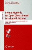 Formal Methods for Open Object-Based Distributed Systems