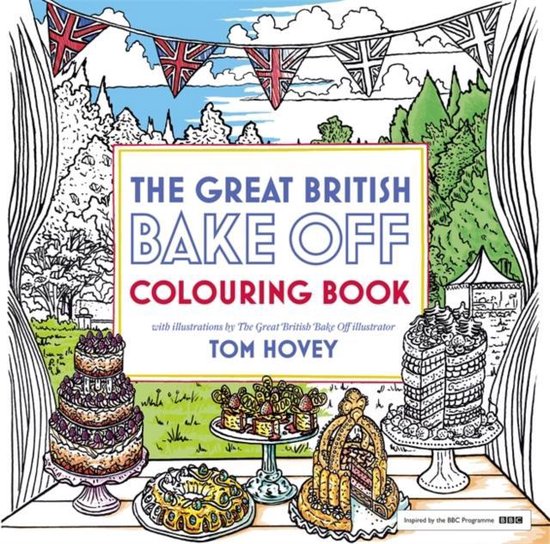 Great British Bake Off Colouring Bk - cover