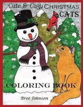 Cute & Cozy Christmas Cats Coloring Book