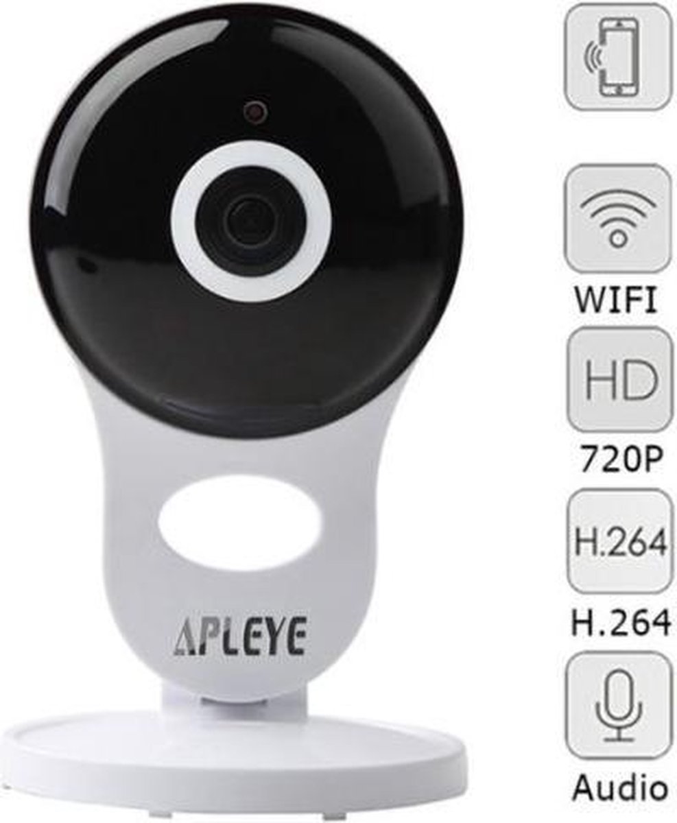 DVSE AB071-EU Cube Cloud Camera Apleye WiFi IP camera draadloze baby  monitor /... | bol.com