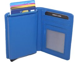 Patchi Portemonnee met Figuretta Cardprotector - met ritsje - Blauw