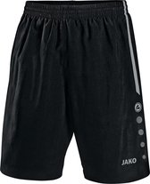 Jako - Shorts Turin - Korte broek Junior Zwart - 116 - zwart/grijs