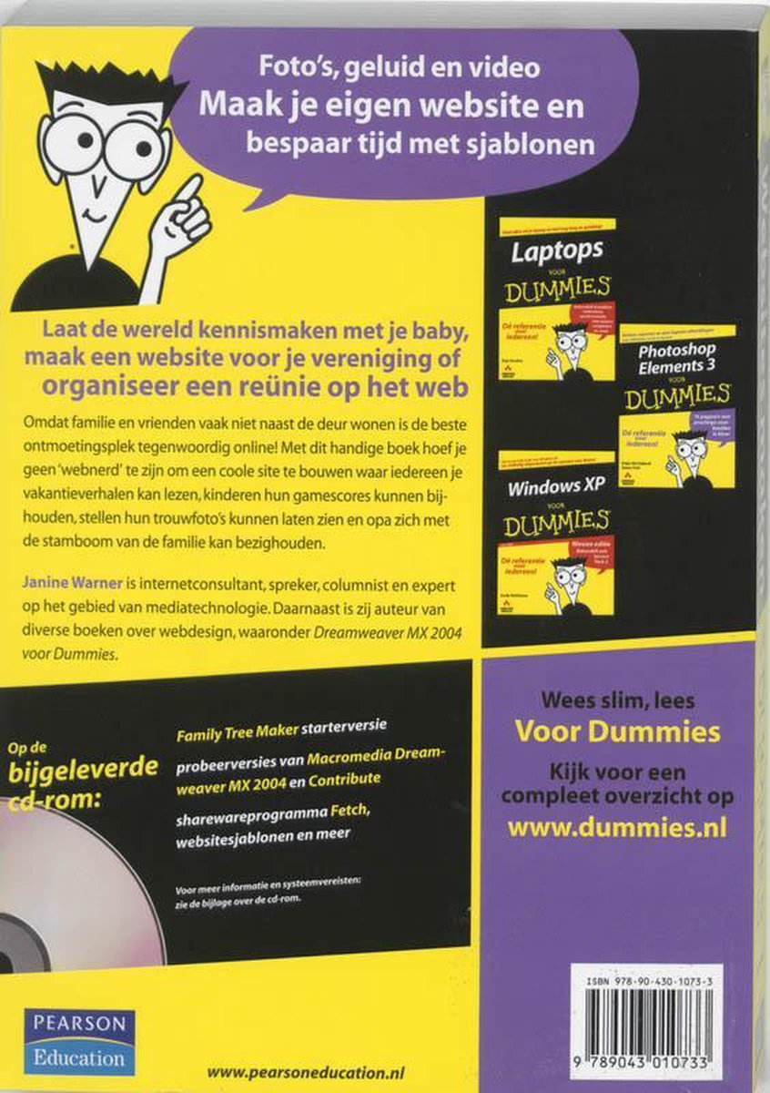 Voor Dummies - Websites maken voor Dummies - back cover