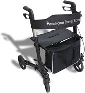 ExcelCare Travel Eaze 2 rollator - Rosewood red