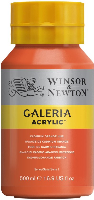 Winsor & Newton Galeria Acryl 500ml Cadmium Orange Hue