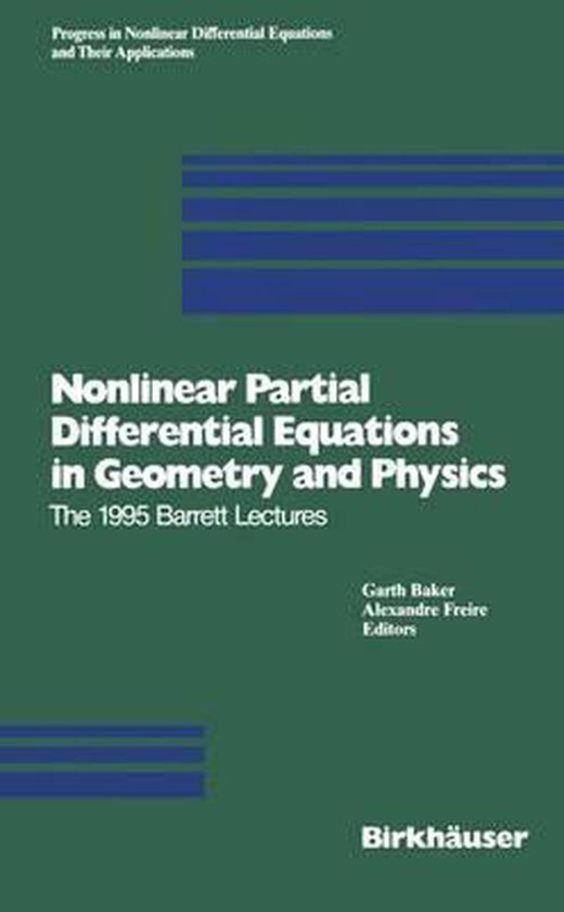 Partial Differential Equations in Geometry and Physics