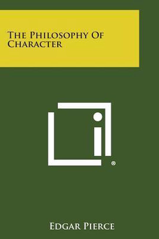 The Philosophy of Character - cover