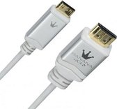 BananaGold - 1.4 High Speed HDMI naar Mini HDMI kabel - 0.5 m - Wit
